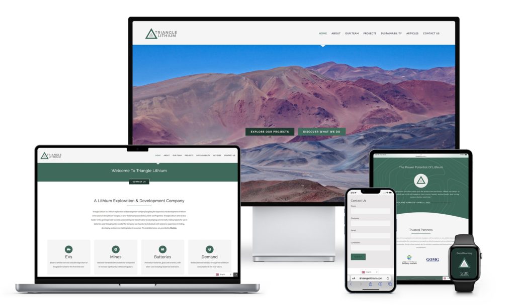 Triangle Lithium Website